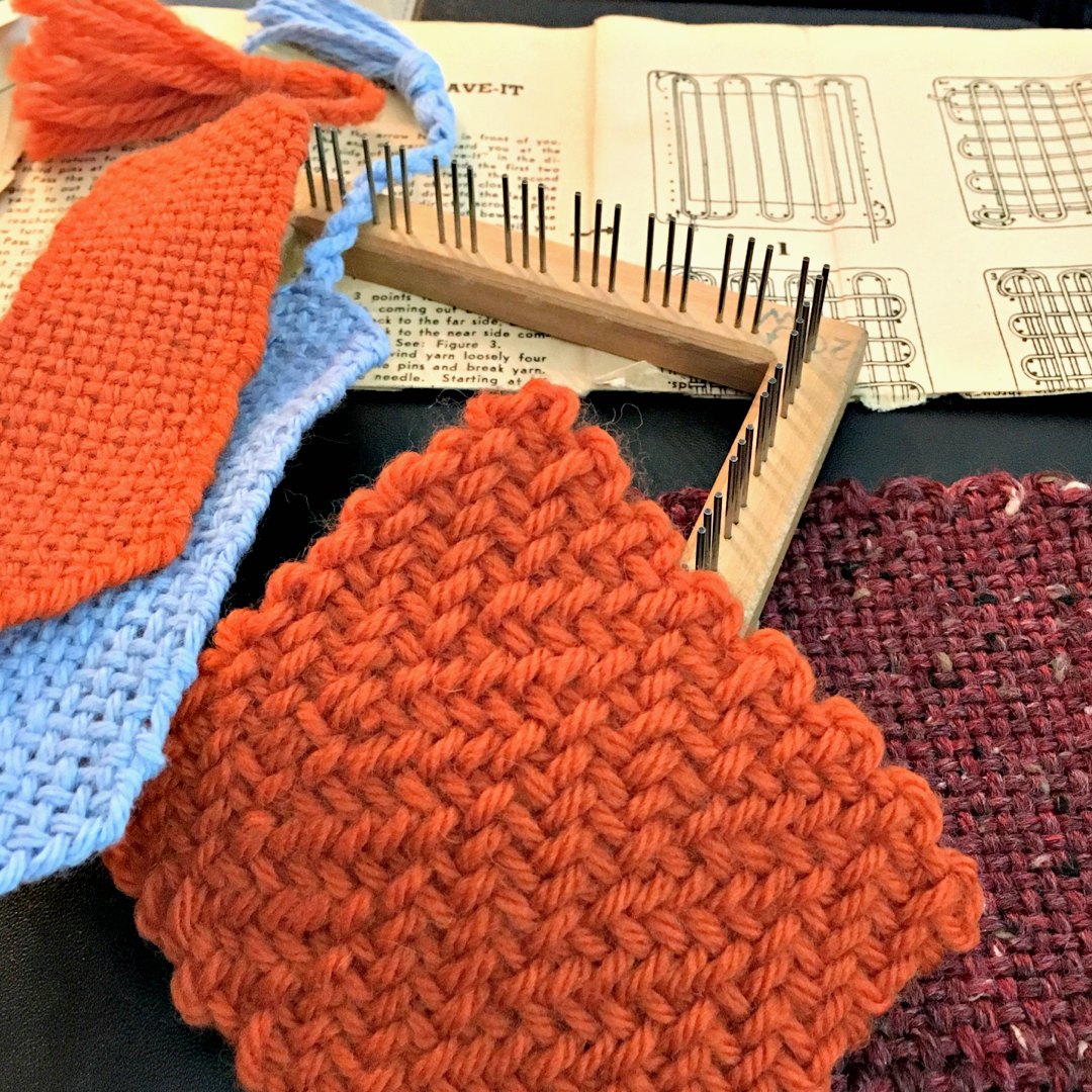 Bronwyn’s Handmade Christmas 2017: Pin Loom Coasters & Bookmarks